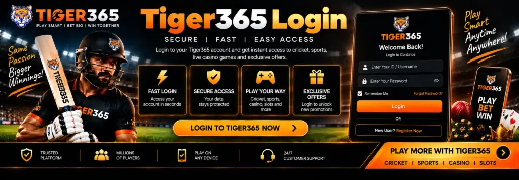 Tiger365 Login